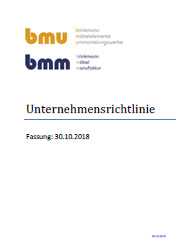 Unternehmensrichtlinie bmu bmm